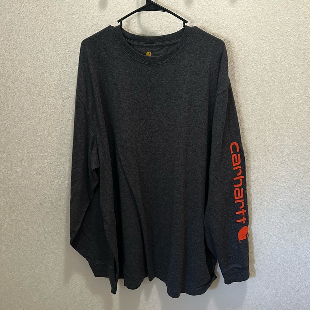 Carhartt, Mens 2XL, long sleeve, Gray